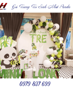goi trang tri sinh nhat panda